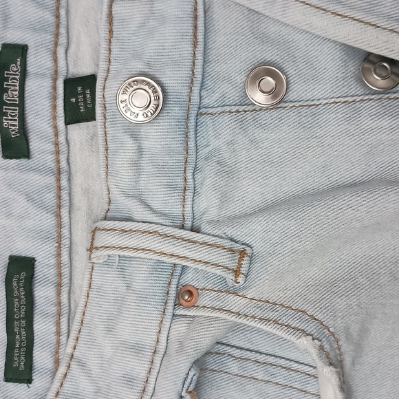 Wild Fable Super High-Rise Cutoff Shorts - Picture 6 of 8